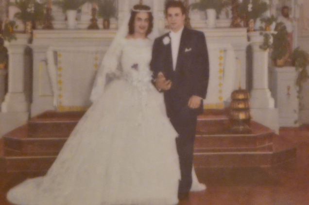 August Lubianski Jr. on his wedding day