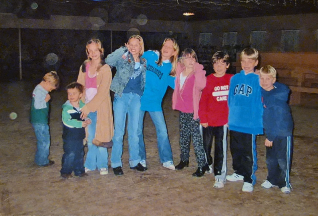 Lubianski cousins at the dance hall